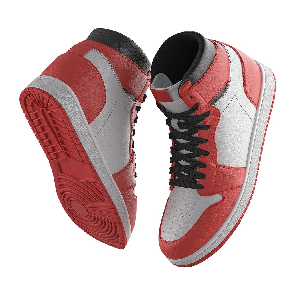 3D render of a shoe