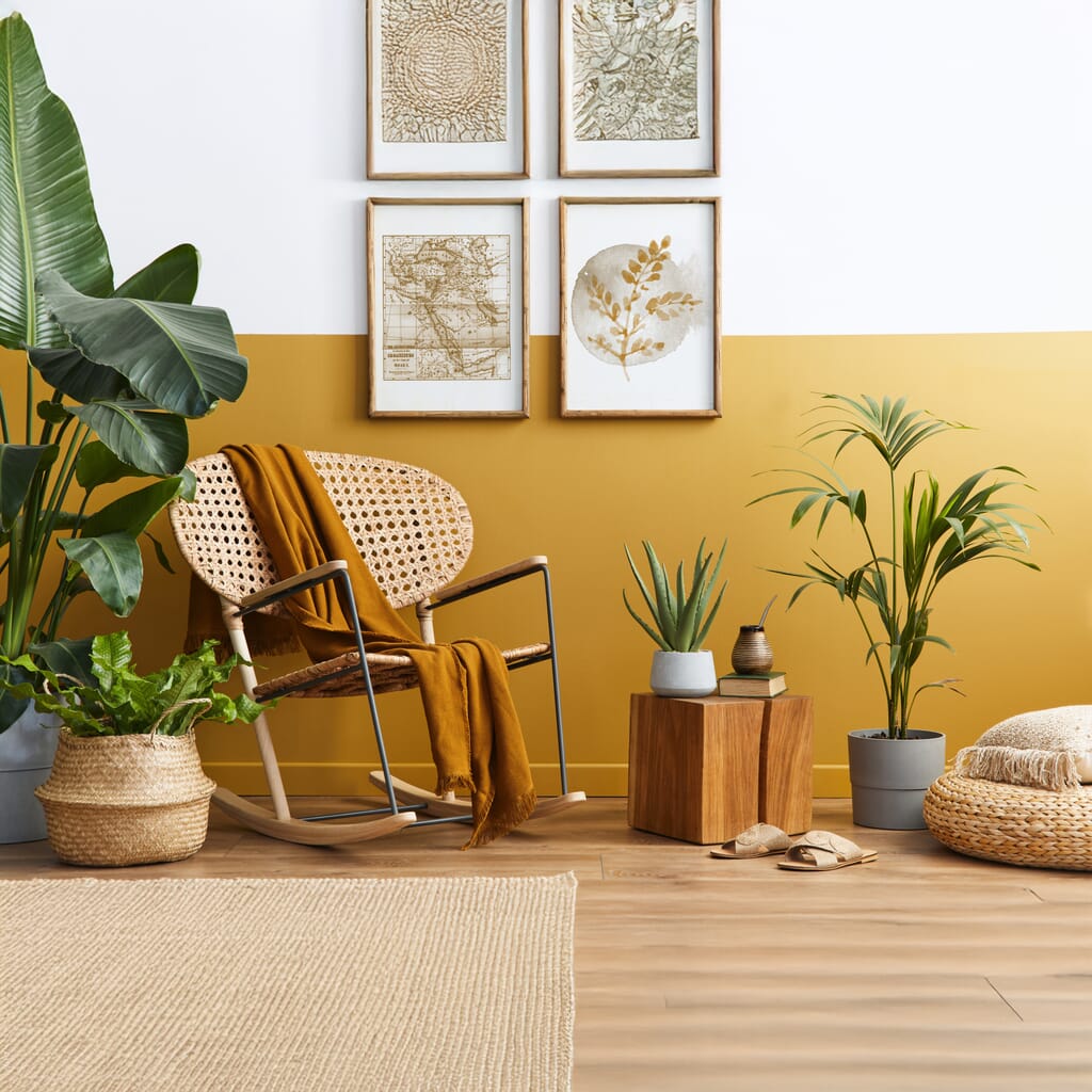 3D render of a furniture piece